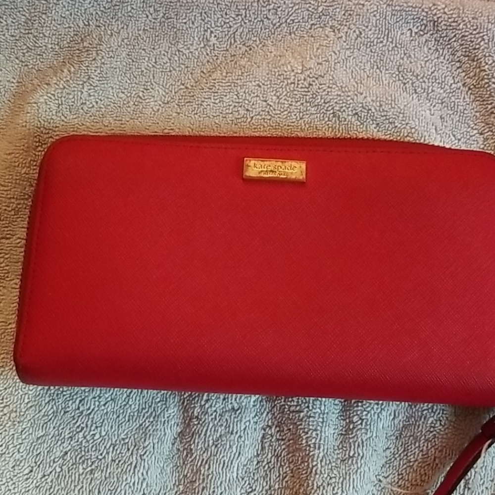 Red Kate Spade Wallet